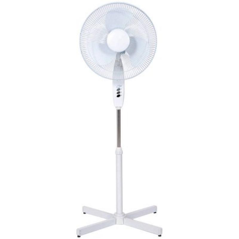 Cool Works SP15-16A 16" 3-Speed White Oscillating Pedestal Fan