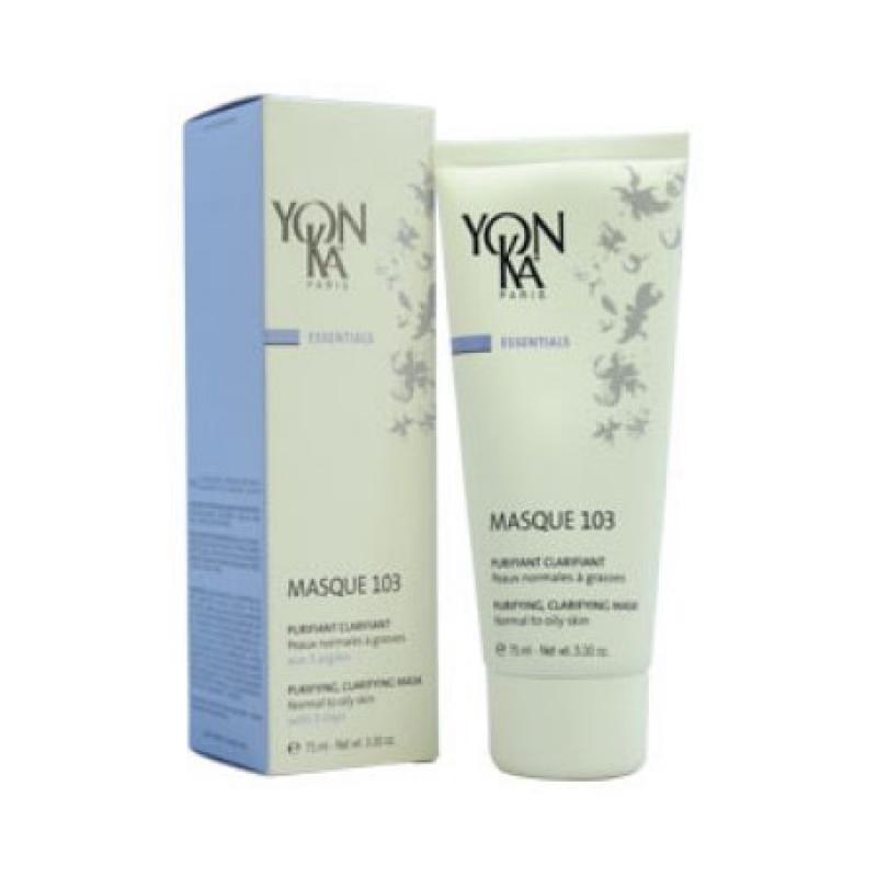 Yonka Essentials Normal to Oily Skin Purifying Clarifying Mask, Masque 103, 3.3 oz