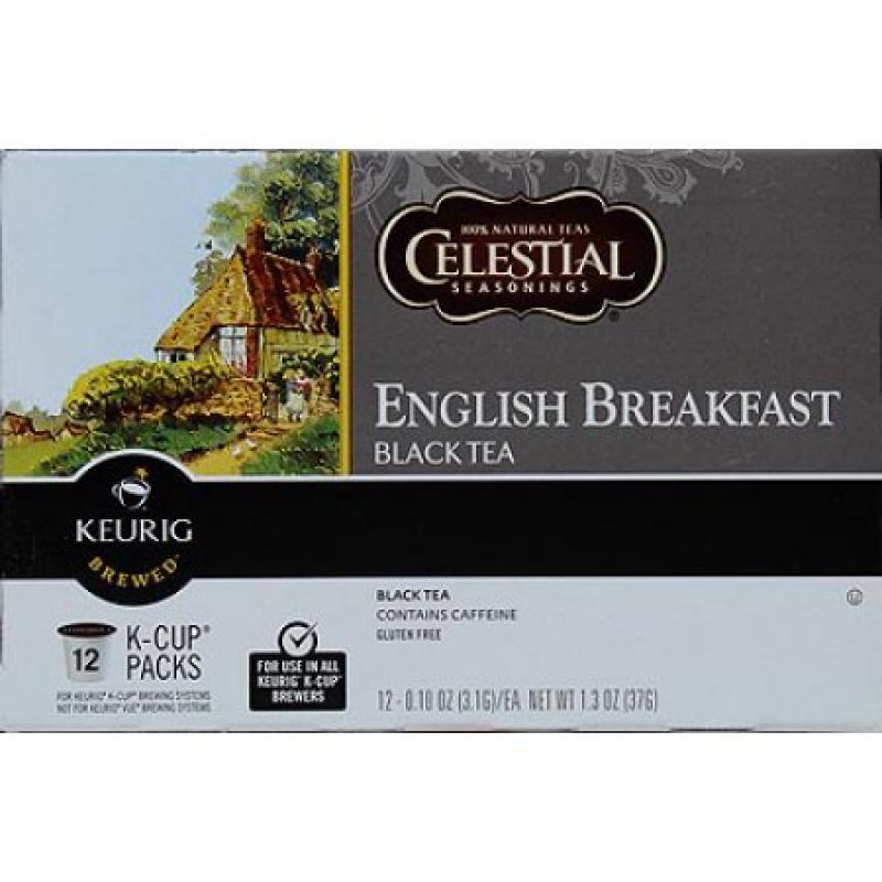 Celestial English Breakfast Black Tea K-Cups, 12 count