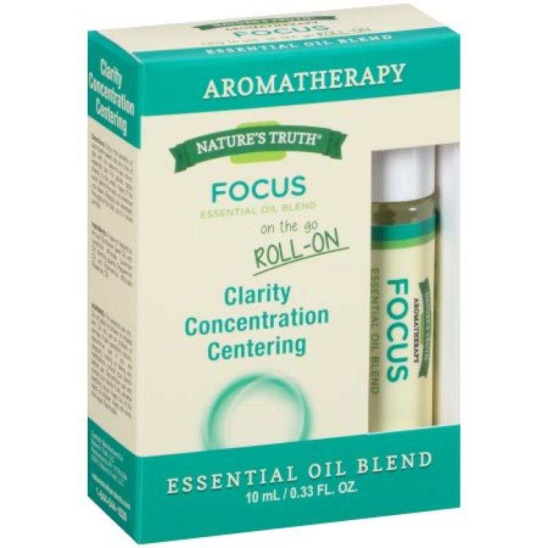 Nature&#039;s Truth® Aromatherapy Focus On The Go Roll-On Essential Oil Blend 0.33 fl. oz. Box
