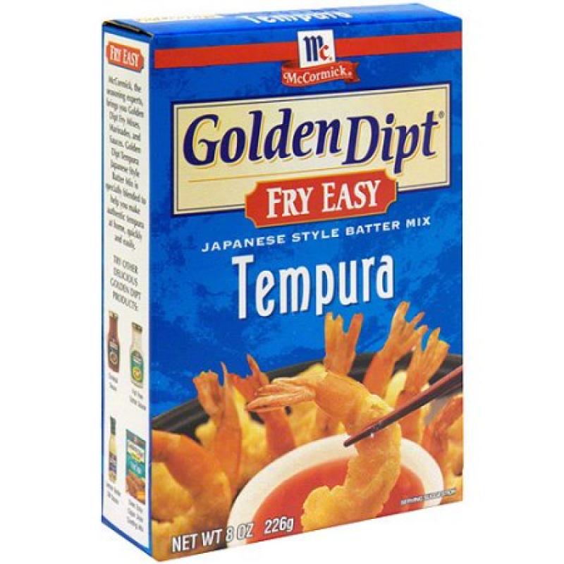 Golden Dipt Tempura Seafood Batter Mix, 8 oz (Pack of 12)
