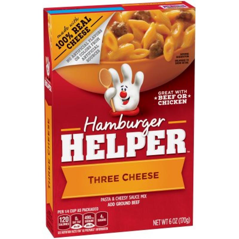 Hamburger Helper Three Cheese, 6 Oz