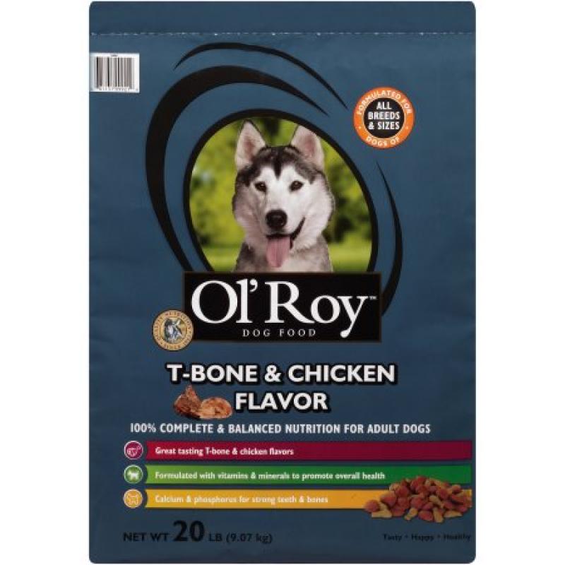 Ol&#039; Roy T-Bone & Chicken Flavor Dog Food, 20 lbs