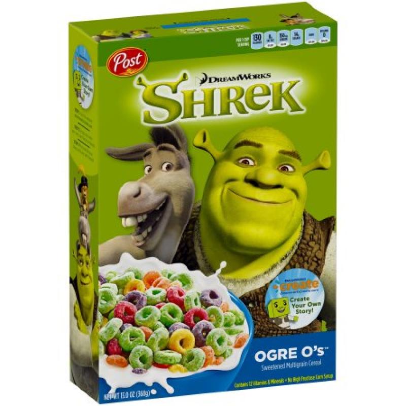 DreamWorks Shrek Ogre O&#039;s Cereal, 13 oz