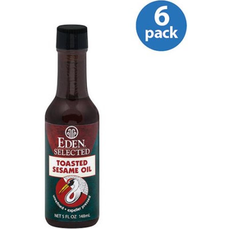 Eden Toasted Sesame Oil, 5 oz (Pack of 6)