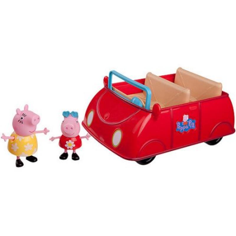 Peppa Pig Peppa&#039;s Red Car with 2 Exclusive Figures