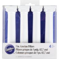 Wilton 5" Grecian Cake Pillars, 4 ct. 303-3703