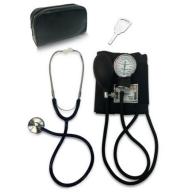 Primacare DS-9197-BK Classic Series Adult Blood Pressure Kit with Stethoscope, Black