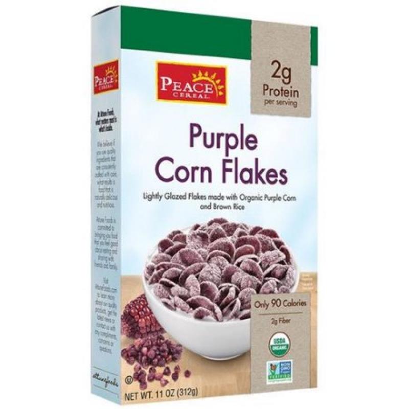 Peace Cereal Organic Purple Corn Flakes, 11 Oz