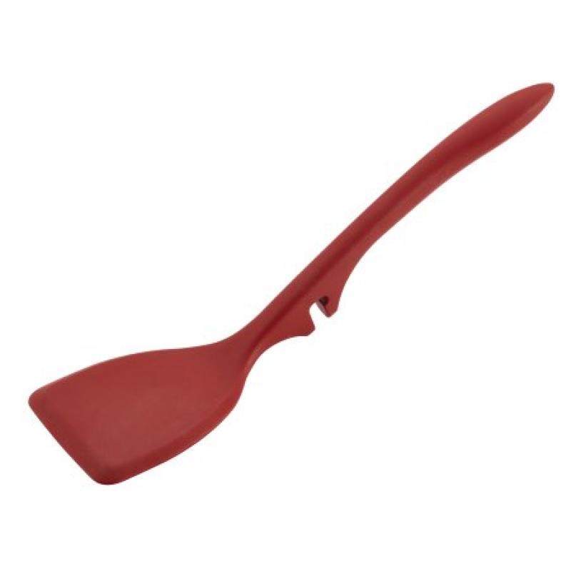 Rachael Ray Cucina Tools Lazy Solid Turner, Cranberry Red