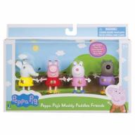 Peppa Pig Muddy Puddles Friends, 4 Pack