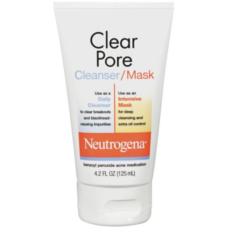 Neutrogena Clear Pore Cleanser/Mask, 4.2 Fl. Oz.