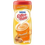 Nestle Coffeemate Sugar Free Hazelnut Powder Coffee Creamer 10.2 oz. Canister
