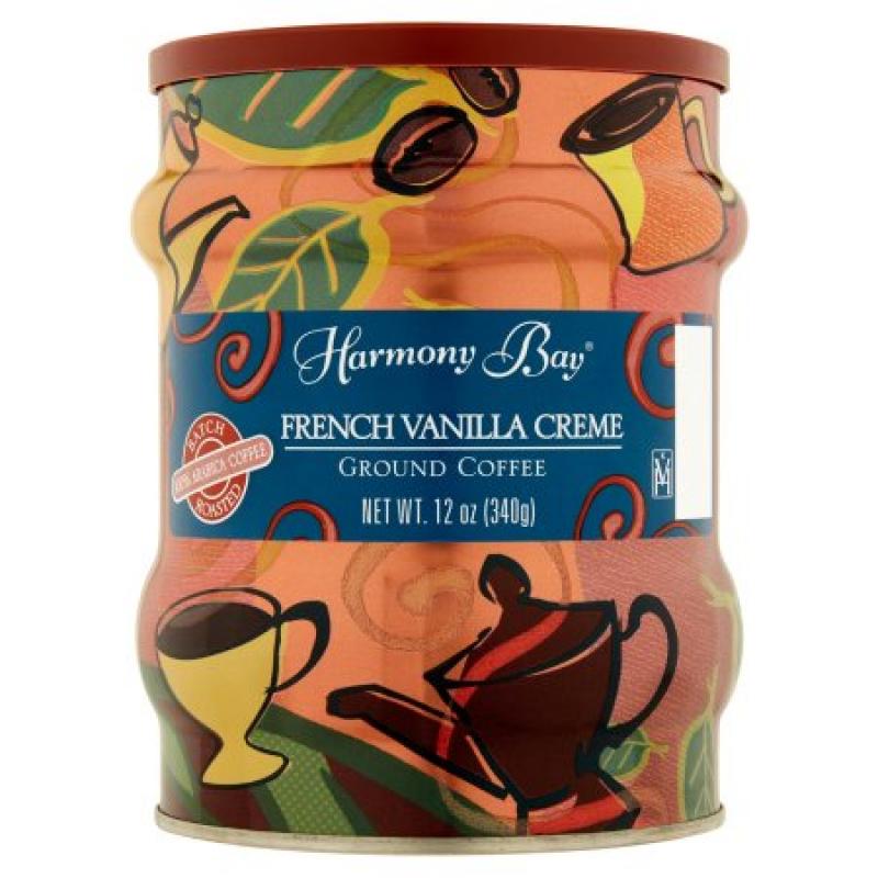 Harmony Bay French Vanilla Creme Ground Coffee, 12.0 OZ