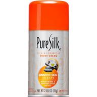 Pure Silk Sensitive Skin Therapy Shave Cream for Women, 2.85 OZ