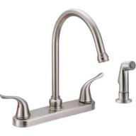 EZ-FLO 2-Handle Hi-Rise Kitchen Faucet