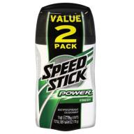 Speed Stick Men&#039;s Power Series, Antiperspirant & Deodorant, Fresh Scent, 3 Ounce (Pack of 2)