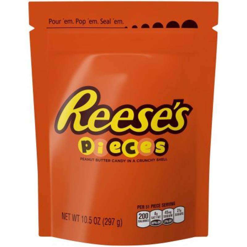 Reese&#039;s Pieces® Candy 10.5 oz. Stand Up Bag