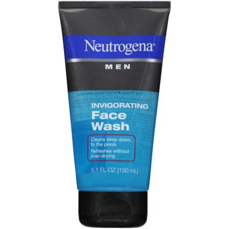 Neutrogena Men Invigorating Face Wash, 5.1 Fl. Oz