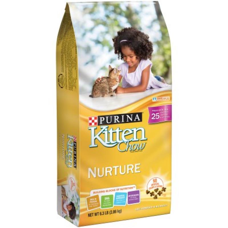 Purina Kitten Chow Nurture Cat Food 6.3 lb. Bag