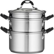 Tramontina 18/10 Stainless Steel 4-Piece 3-Quart Steamer/Double-Boiler
