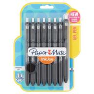 Paper Mate InkJoy Gel Pens, Medium Point, Black, 8-Pack