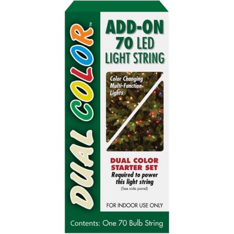 National Tree 70 Bulb Dual Boxed Light, Low Voltage LED Lights, Add On Set