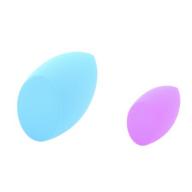 Zodaca Beauty Makeup Sponge Puff Blender Flawless Coverage Special Egg Shape (Blue+Purple)