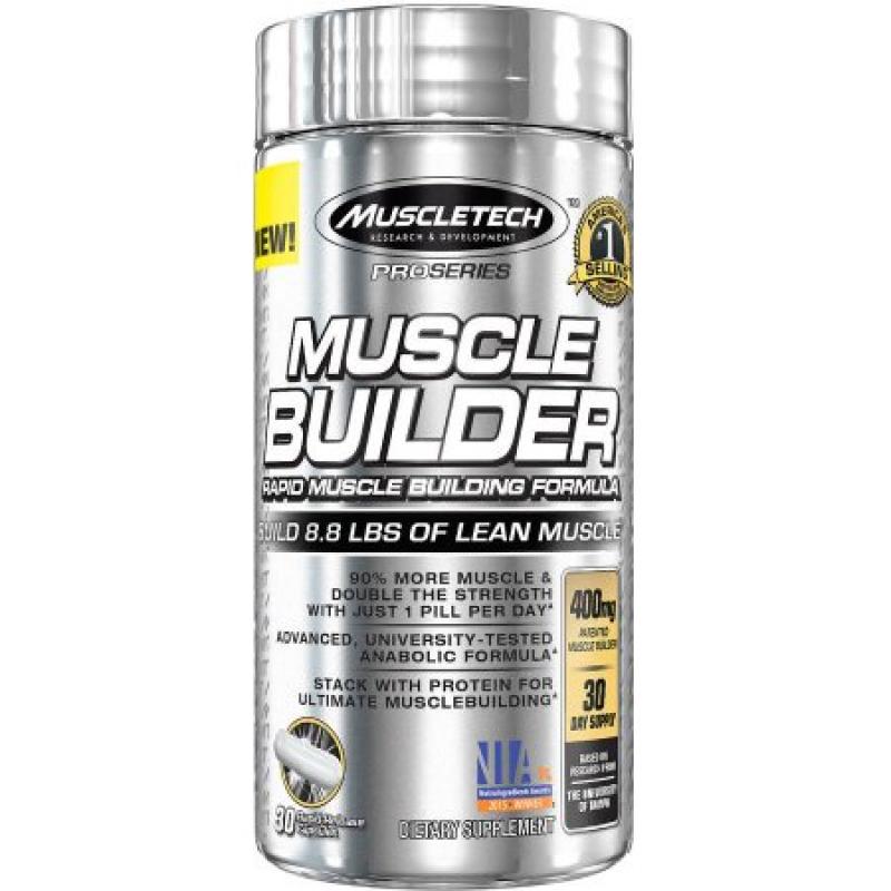 MuscleTech Pro Series Muscle Builder Rapid-Release Dietary Supplement Capsules, 30 count