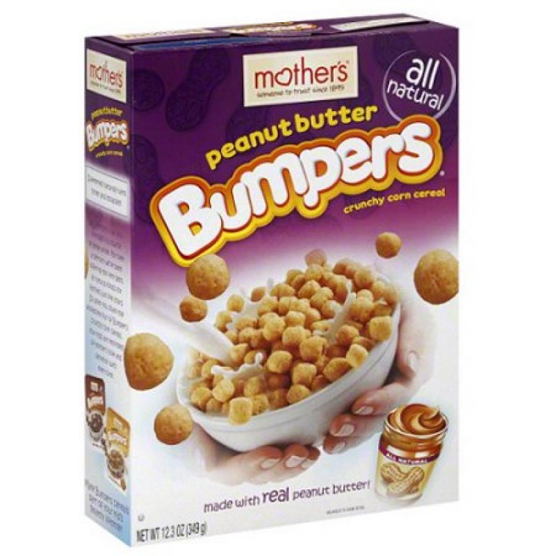 Mother&#039;s Peanut Butter Bumpers Crunchy Corn Cereal, 12.3 oz, (Pack of 7)