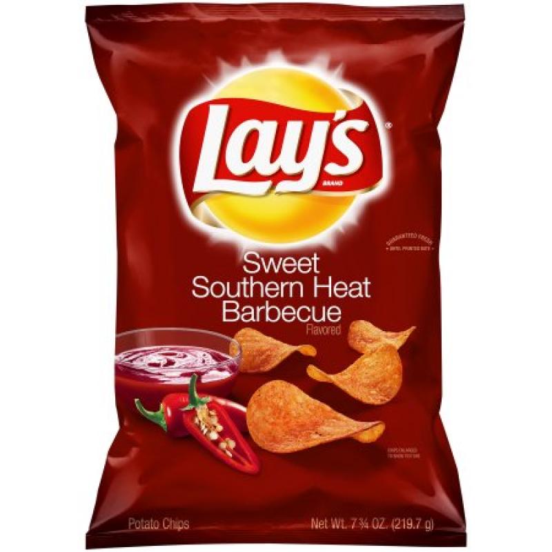 Lay&#039;s Potato Chips, Sweet Southern Heat BBQ, 7.75 Oz