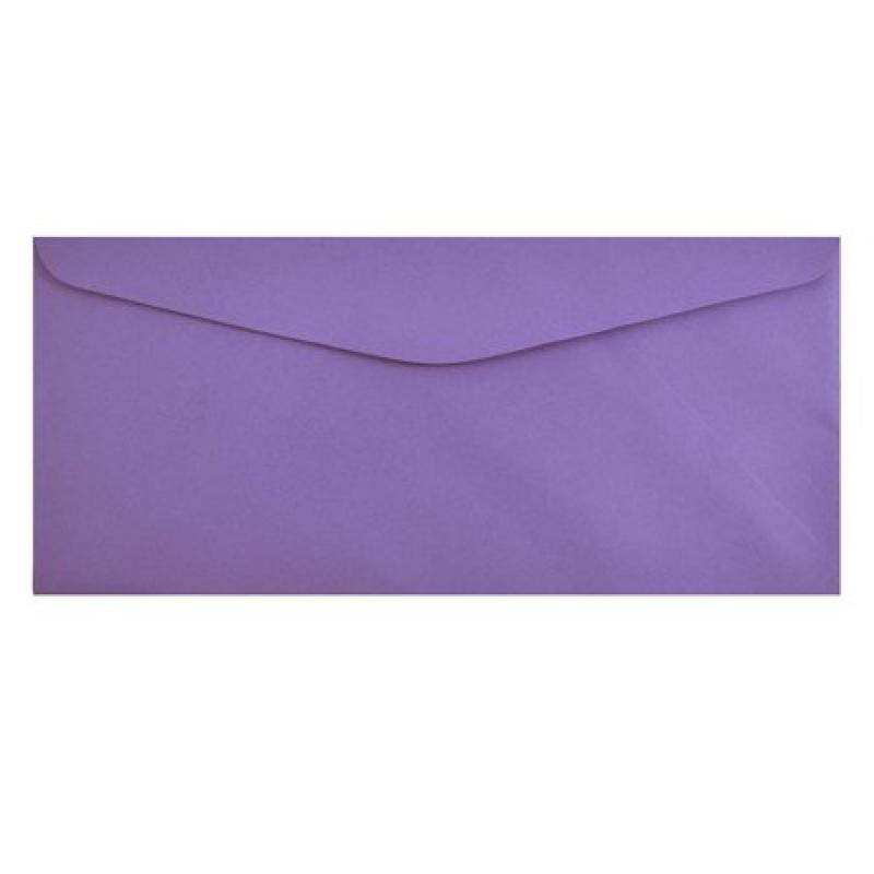 JAM Paper #9 Business Envelope, 3 7/8" x 8 7/8", Brite Hue Violet Recycled, 1000/carton