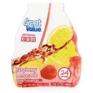 Great Value Raspberry Lemonade Drink Enhancer, 1.62 fl oz