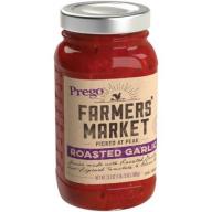 Prego Farmers&#039; Market Picked At Peak Roasted Garlic Tomato Sauce, 23.5 OZ