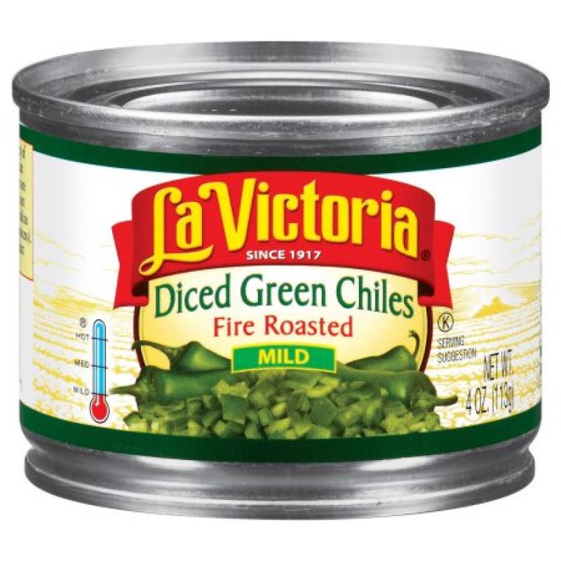 La Victoria Mild Fired Roasted Diced Green Chiles 4 oz