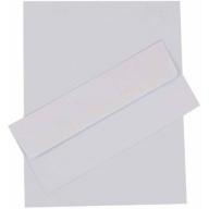 JAM Paper Business Stationery Sets with Matching #10 Envelopes, Baby Blue, 50-Pack