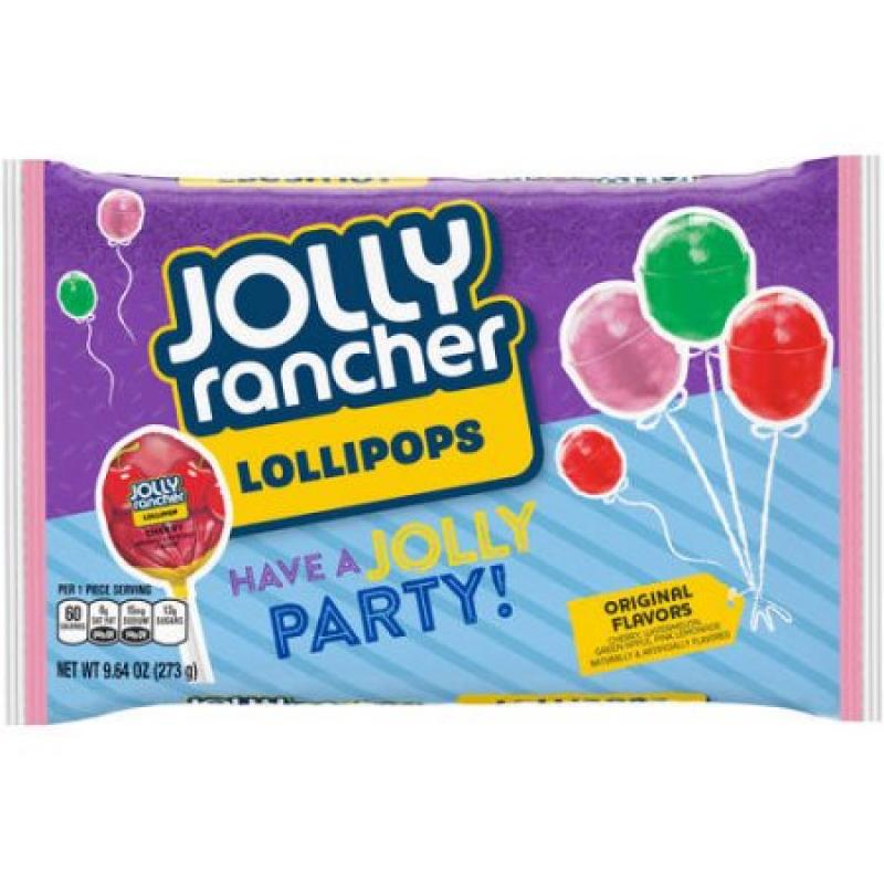 Jolly Rancher Birthday Lollipops Candy, 9.64 oz