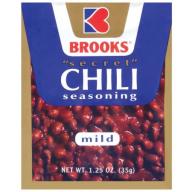 Brooks Chili "Secret" Mild Seasoning 1.25 Oz Envelope