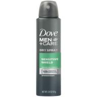 Dove Men + Care Dry Spray Antiperspirant, Sensitive Shield 3.80 oz