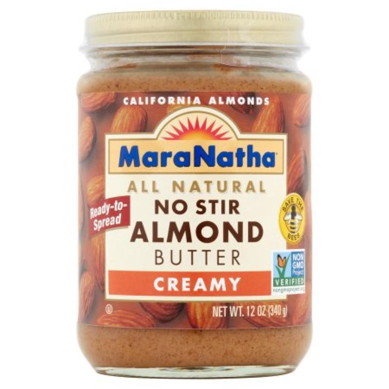 MaraNatha All Natural No Stir Almond Butter Creamy, 12.0 OZ