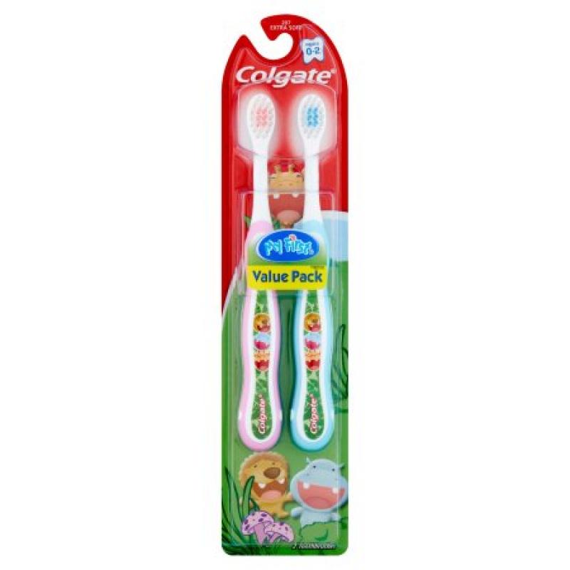 Colgate My First Extra Soft Toothbrushes Ages 0-2 Value Pack, 2 count