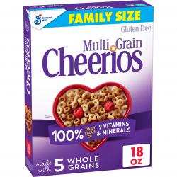 Multi Grain Cheerios, Multigrain Cereal, 18 oz