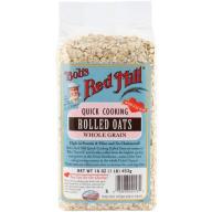 Bob&#039;s Red Mill Rolled Oats Quick Cereal, 16 oz (Pack of 4)