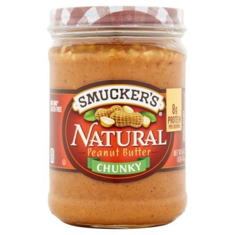 Smucker&#039;s Natural Chunky Peanut Butter, 16 oz
