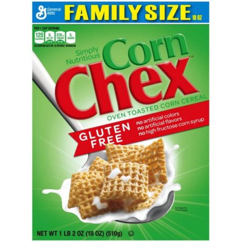 Corn Chex Cereal, Gluten-Free Cereal, 18 oz