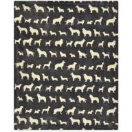 Territory 30x36 Dog Blanket - Charcoal Dog Trail