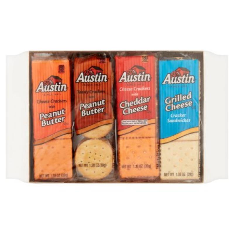Austin Variety Pack Snack Crackers 8 - 1.38 oz. Packs