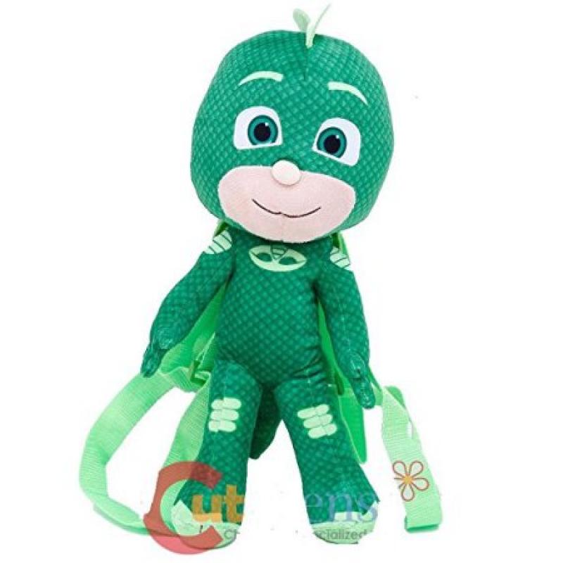Plush Backpack - PJ Mask - Gekko Green 15" Soft Doll Toys New 157528