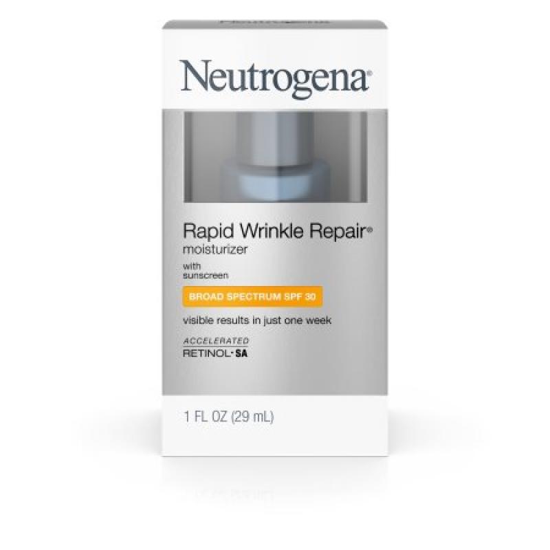 Neutrogena Rapid Wrinkle Repair Moisturizer With Broad Spectrum SPF 30 Sunscreen, 1 Fl. Oz.