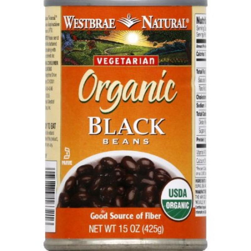 Westbrae Natural Black Beans, 15 oz (Pack of 12)